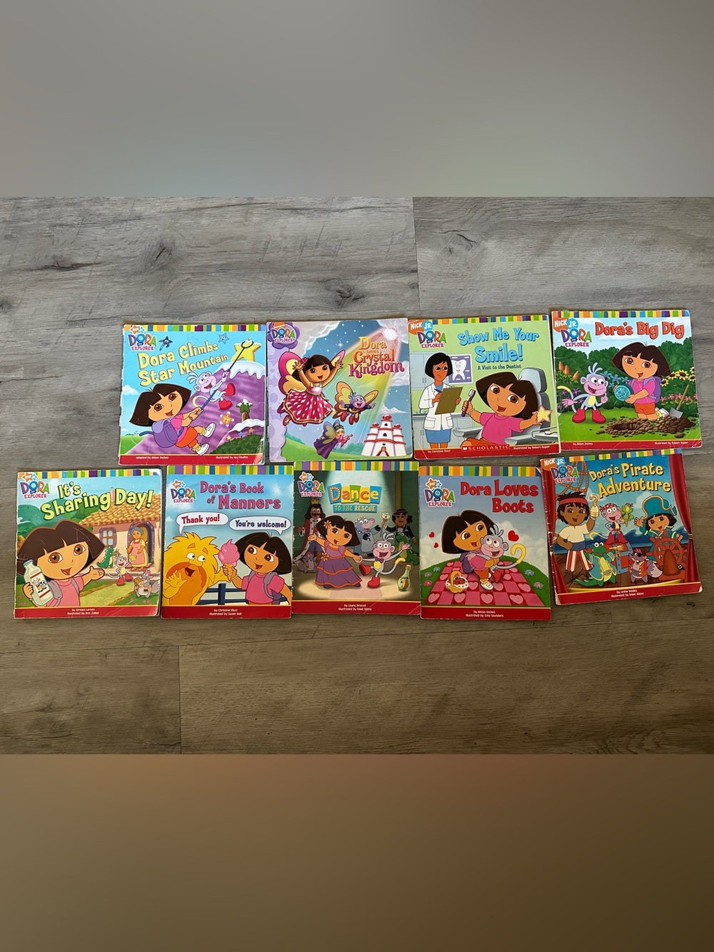 Dora the Explorer Kids Book Lot